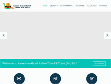 Tablet Screenshot of abqahajj.com